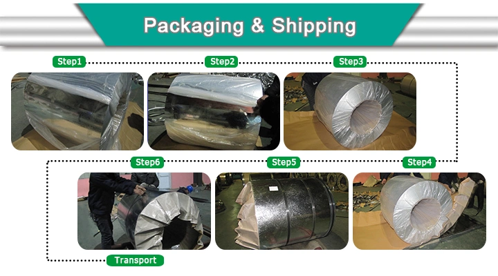 Dx51d Z40-275 Hot Dipped Gi Coated Steel Galvanized Steel Coil for Roofing Materials Factory Price