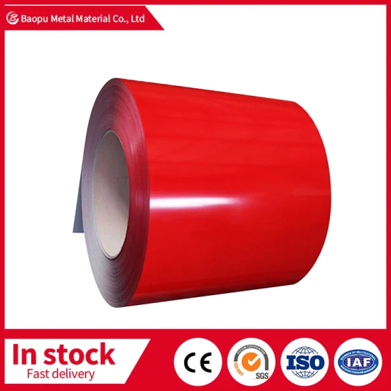 High Quality Prepainted Aluzinc Zinc Coated Steel Coil Metal Roofing PPGI PPGL Coil Steel Sheet for Houses